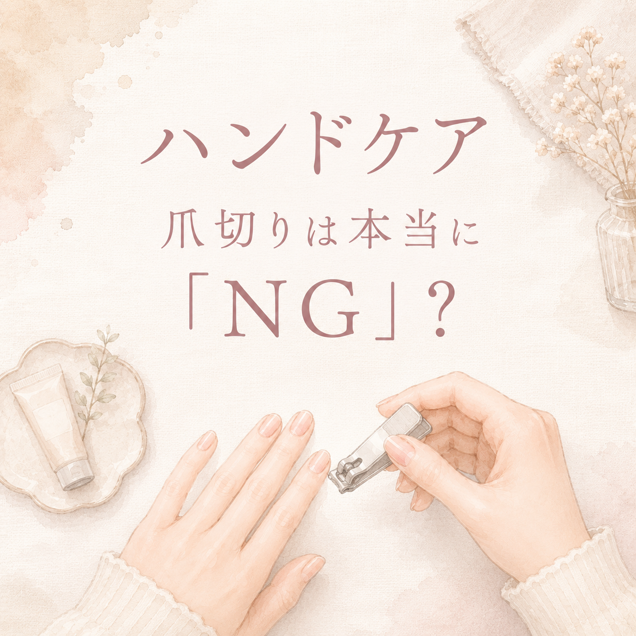 爪切りは本当に「NG」？