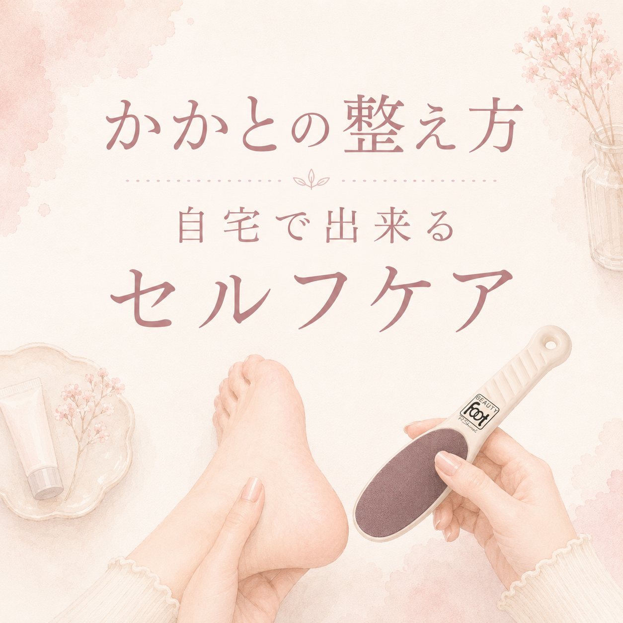 かかとの整え方｜自宅でできるセルフケア