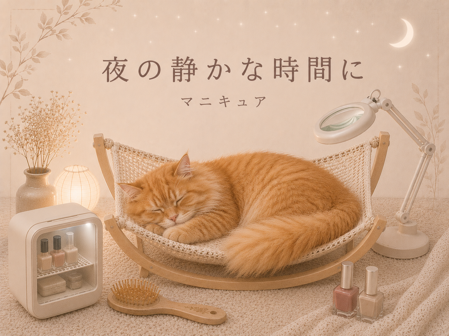 夜の静かな時間に／マニキュア