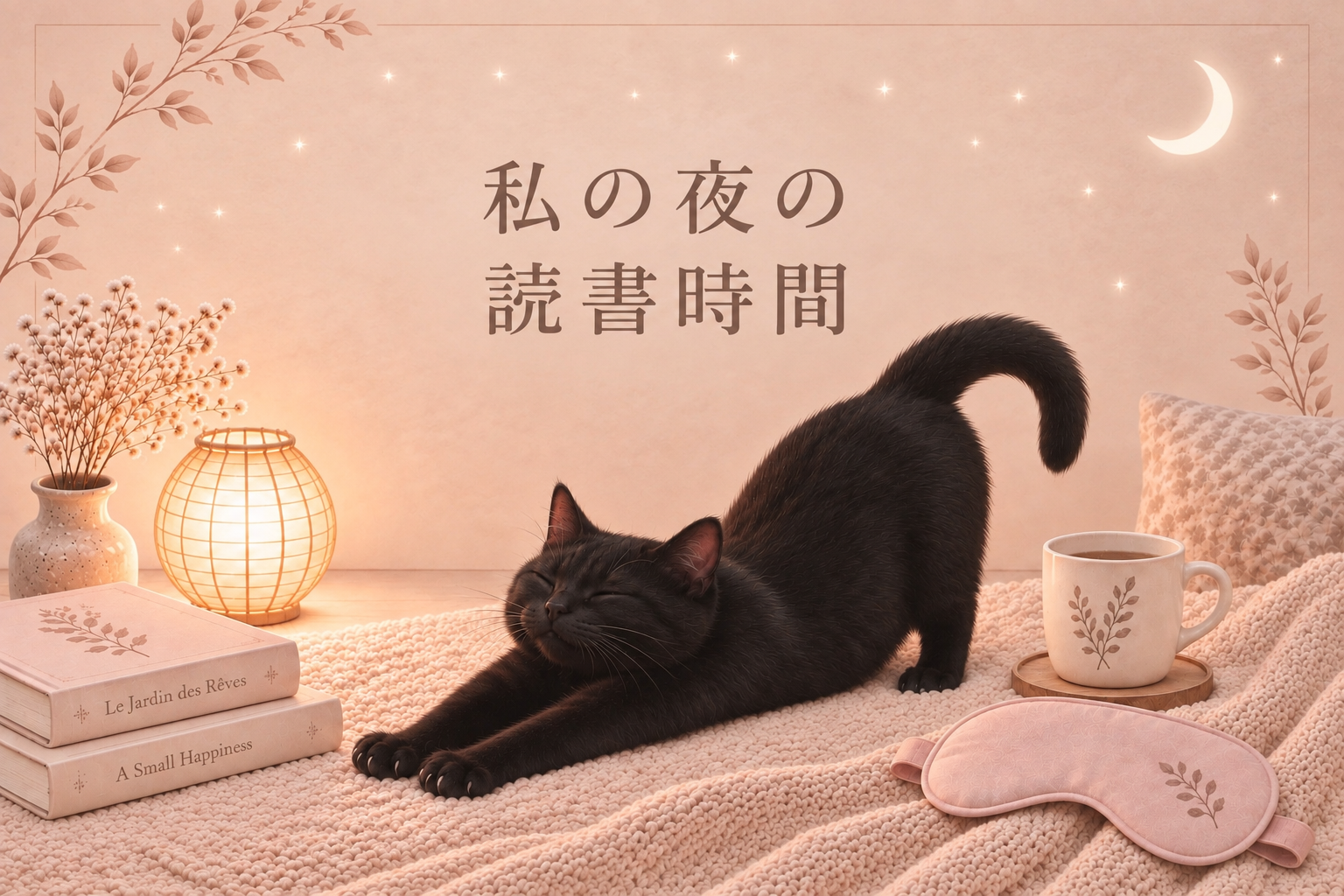 私の夜の読書時間
