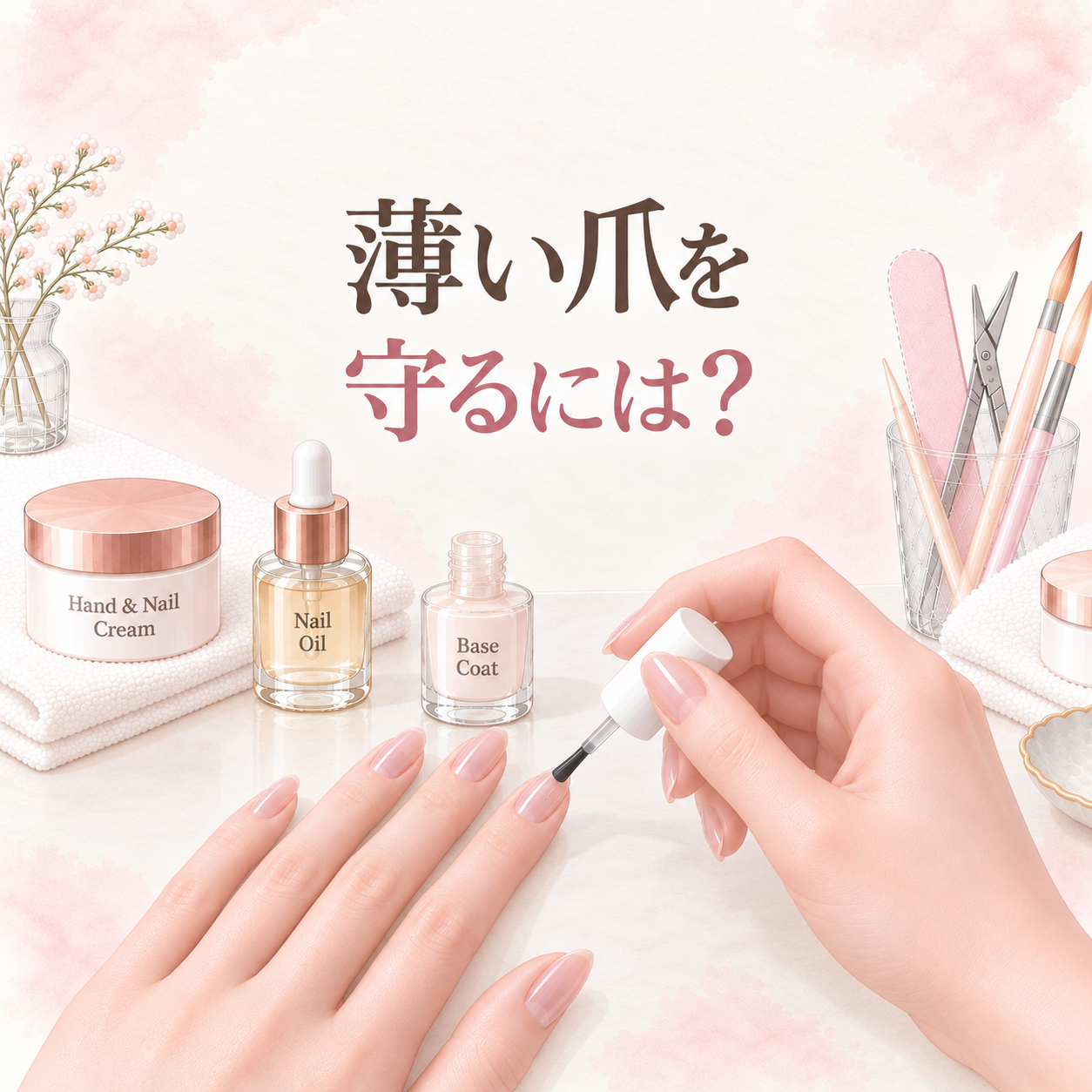 薄い爪を守るには？もともと薄い爪と薄くなった爪のケア