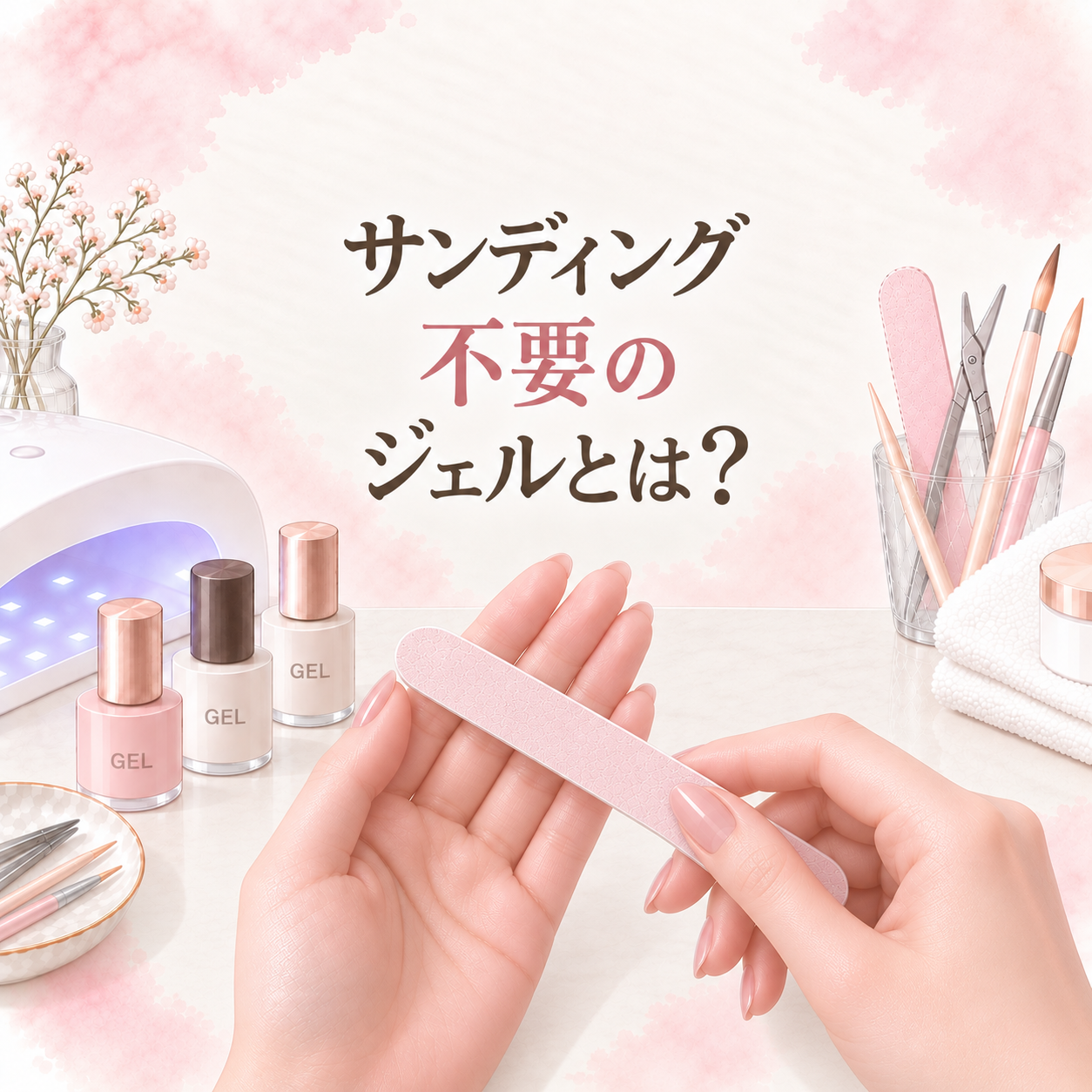 サンディング不要のジェルとは？