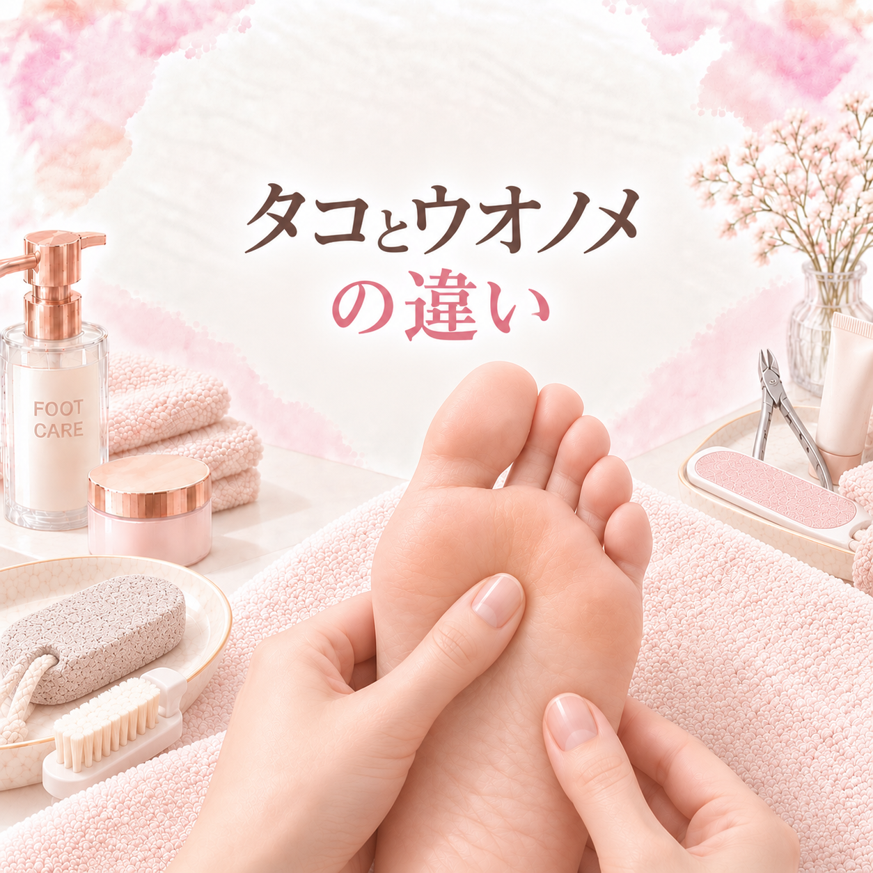 タコとウオノメの違い｜足の裏の痛みとセルフケア