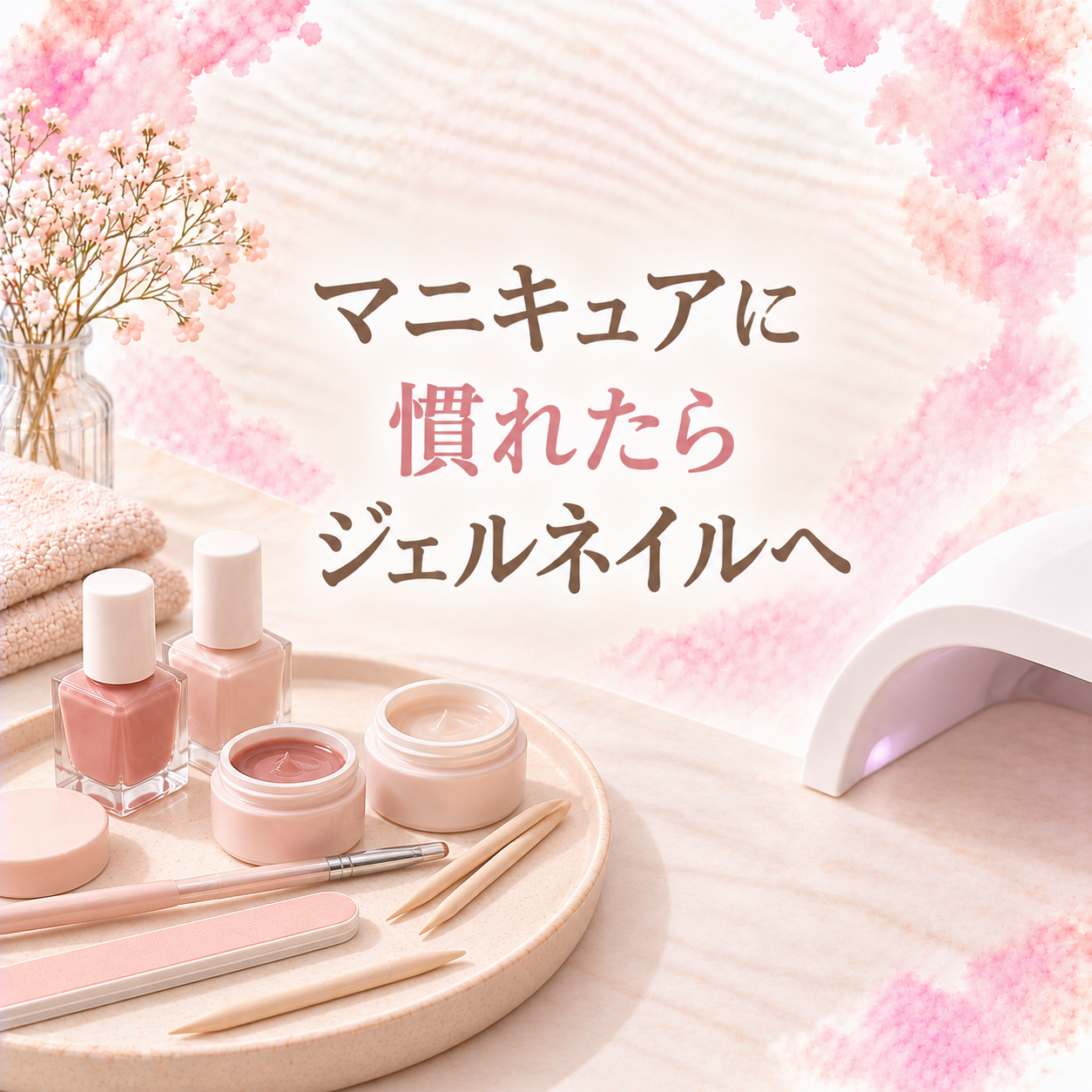 マニキュアに慣れたらジェルネイルへ。