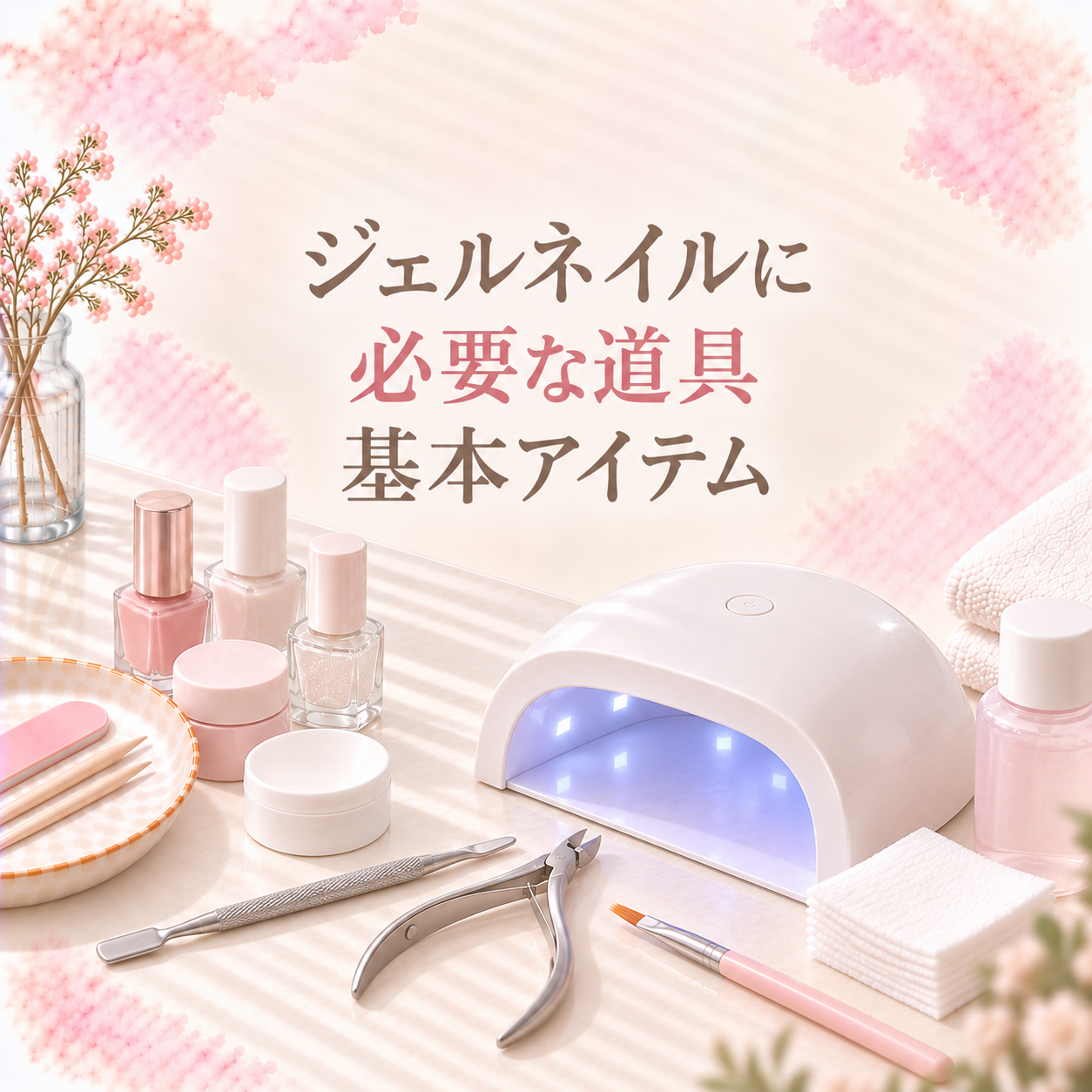 ジェルネイルに必要な道具｜初心者向け基本アイテム