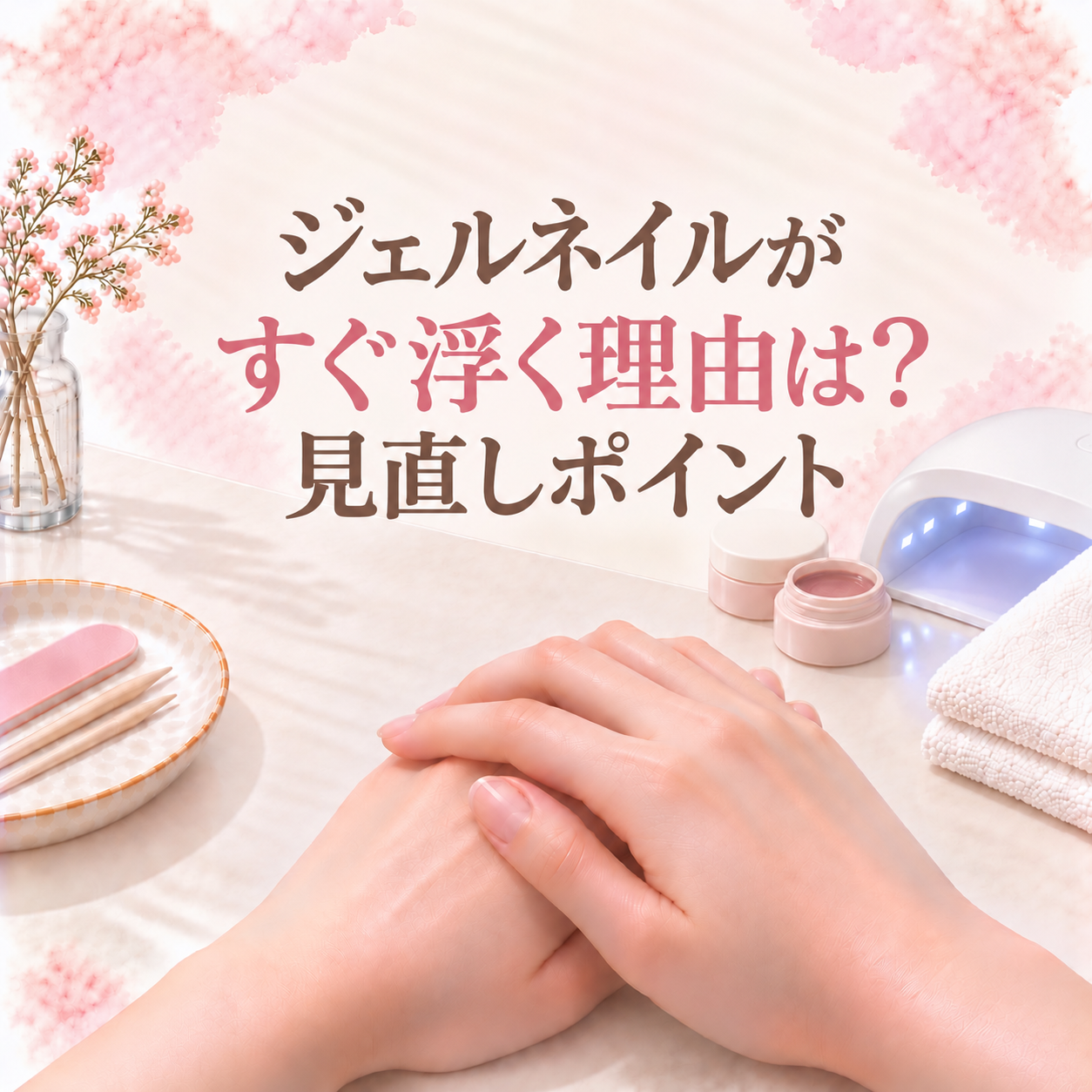 ジェルネイルがすぐ浮く理由は？長持ちさせる「下準備」の見直しポイント