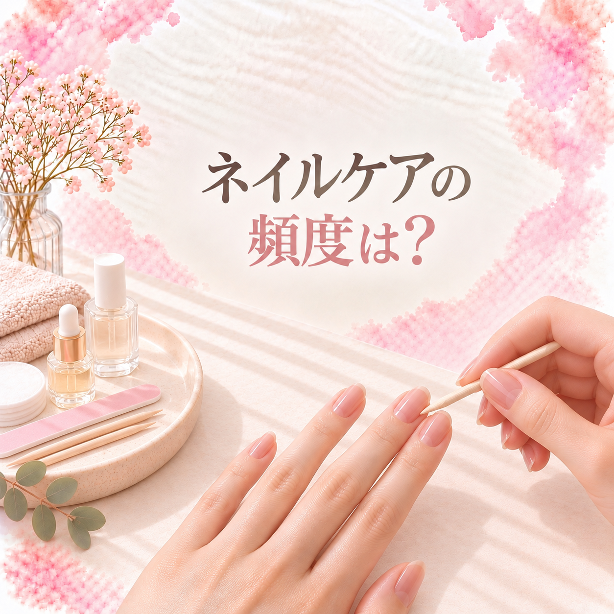 ネイルケアの頻度はどのくらい？