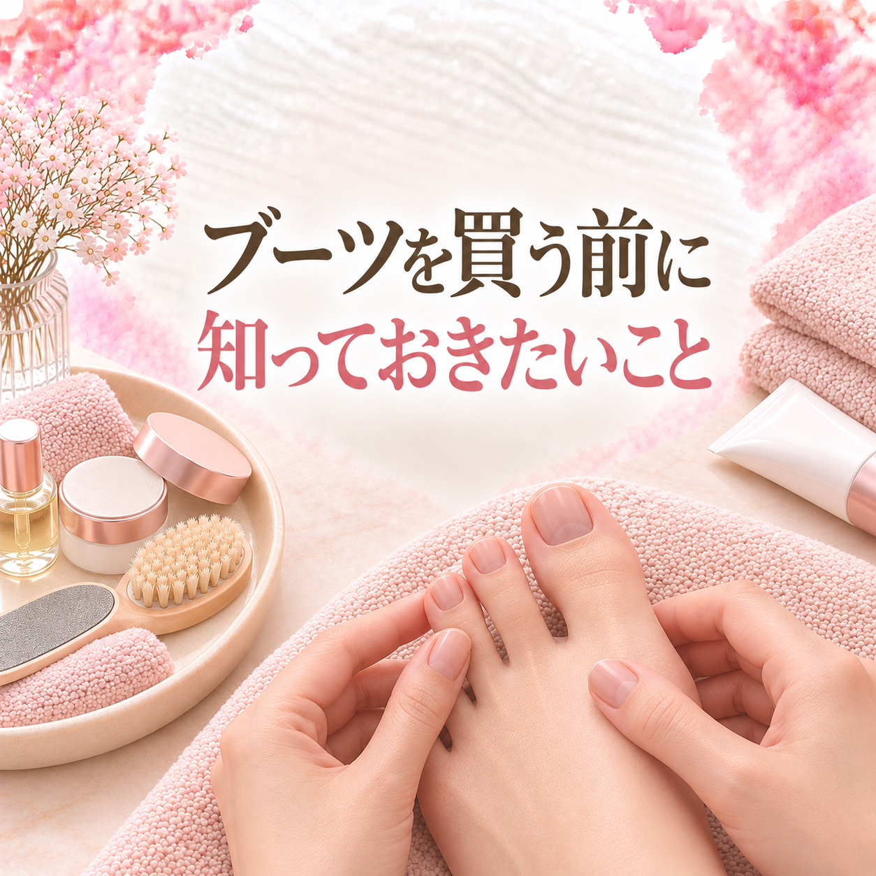 ブーツを買う前に確認したい、巻き爪と水虫のサイン